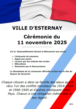 Cérémonie du 11 novembre