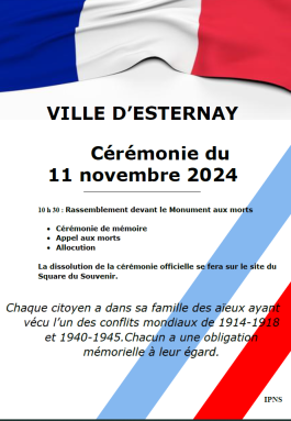 Cérémonie du 11 novembre 2024