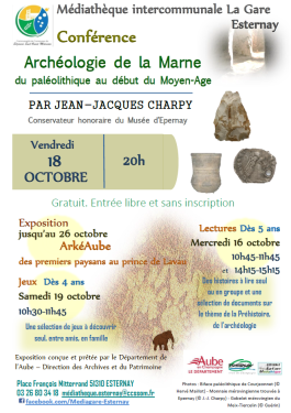 Conférence archéologie de la Marne