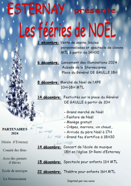 Les festivités de Noël à Esternay