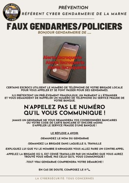 Prévention alerte escroquerie