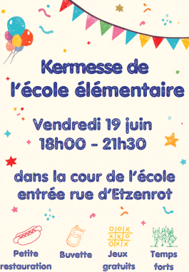 Kermesse école primaire