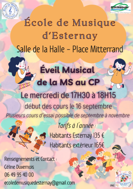 Eveil musical de la MS au CP
